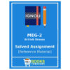 meg 2 solved assignment