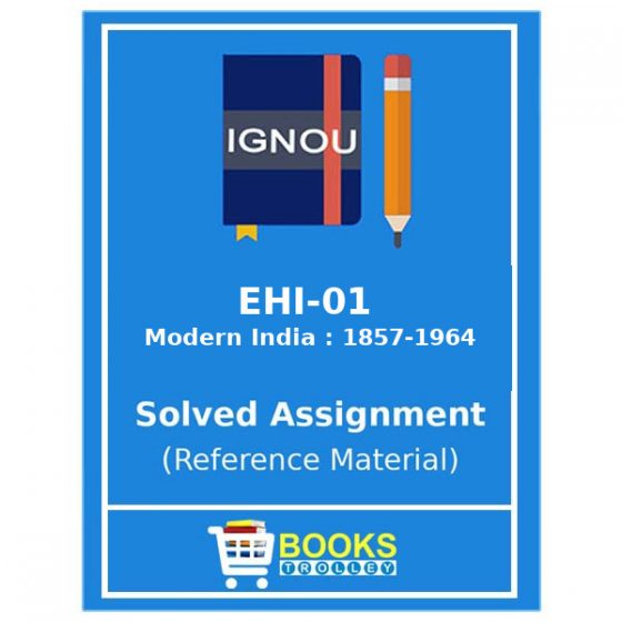 IGNOU BA History Solved Assignments 2019-20 | Bookstrolley.in