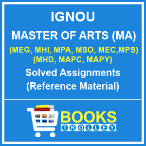 IGNOU MA Solved Assignments